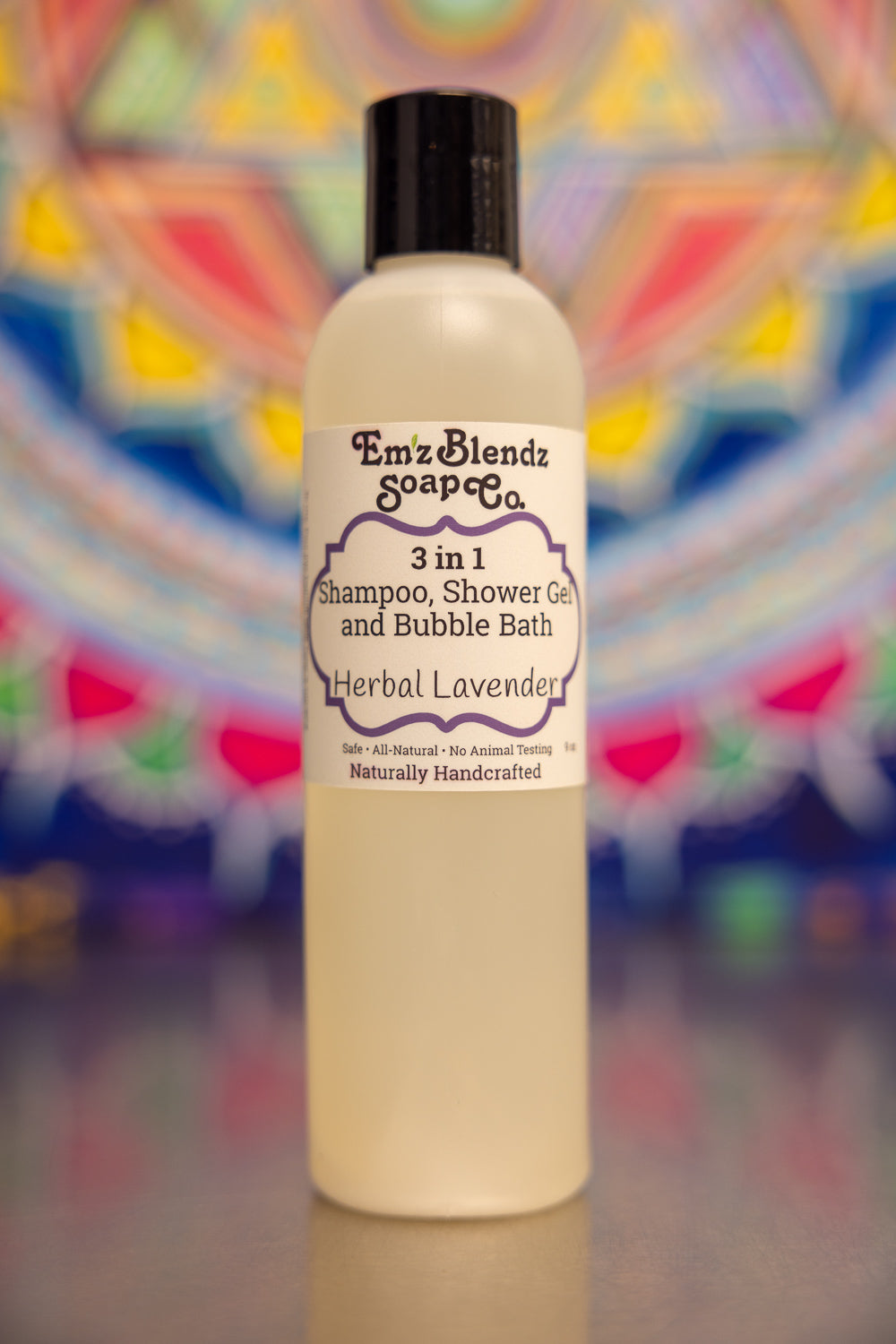 Herbal Lavender 3 in 1 | Shampoo, Bubble Bath & Shower Gel    Em'z Blendz Soap Co.