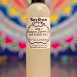 Herbal Lavender 3 in 1 | Shampoo, Bubble Bath & Shower Gel    Em'z Blendz Soap Co.
