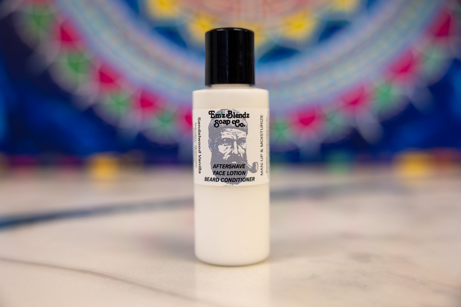 Sandalwood Vanilla | Lightweight Aftershave Face Lotion    Em'z Blendz Soap Co.