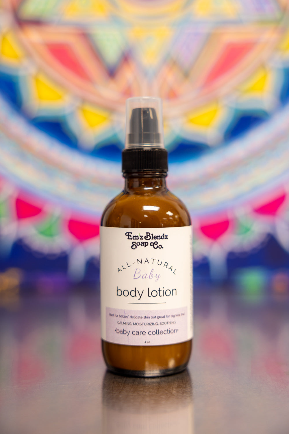 Soothing Lavender Baby Body Lotion | Gentle Hydration for Delicate Skin    Em'z Blendz Soap Co.