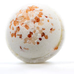 White Gardenia with Pink Himalayan Salt | Foaming Tub Truffle    Em'z Blendz Soap Co.