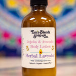 Herbal Lavender | Jojoba & Avocado Body Lotion | Daily Hydration    Em'z Blendz Soap Co.