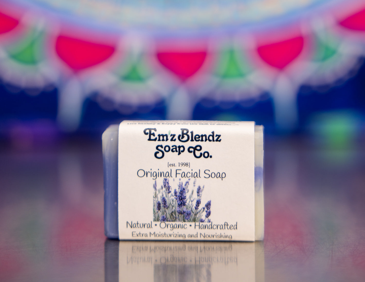 Original Organic Facial Soap | Gentle and Nourishing Skin Care Bar Em'z Blendz Soap Co.