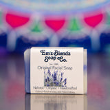 Original Organic Facial Soap | Gentle and Nourishing Skin Care Bar    Em'z Blendz Soap Co.