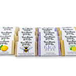 Guest Soap | Handcrafted Organic Boutique Hotel, Inn Guest Amenity Mini Soap Bars Assorted Mix Stock Wrapped (Emz Blendz label) 100 Em'z Blendz Soap Co.
