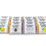 Guest Soap | Handcrafted Organic Boutique Hotel, Inn Guest Amenity Mini Soap Bars Assorted Mix Stock Wrapped (Emz Blendz label) 100 Em'z Blendz Soap Co.