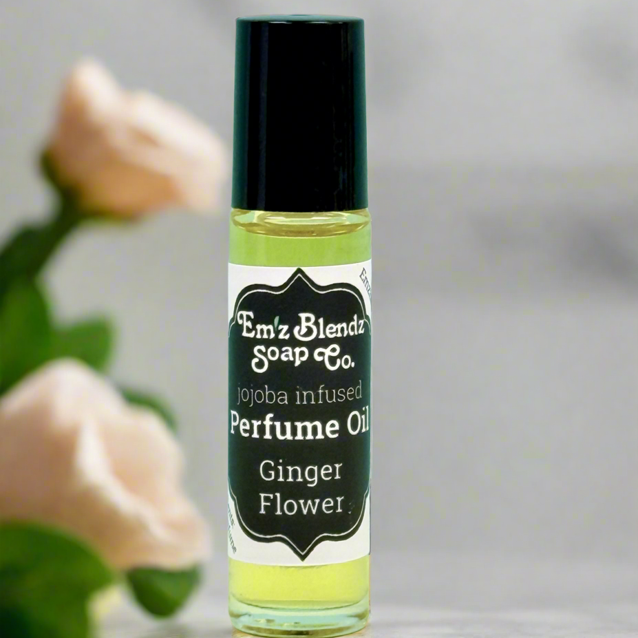 Jojoba Perfume Oil | Ginger Flower Em'z Blendz Soap Co.