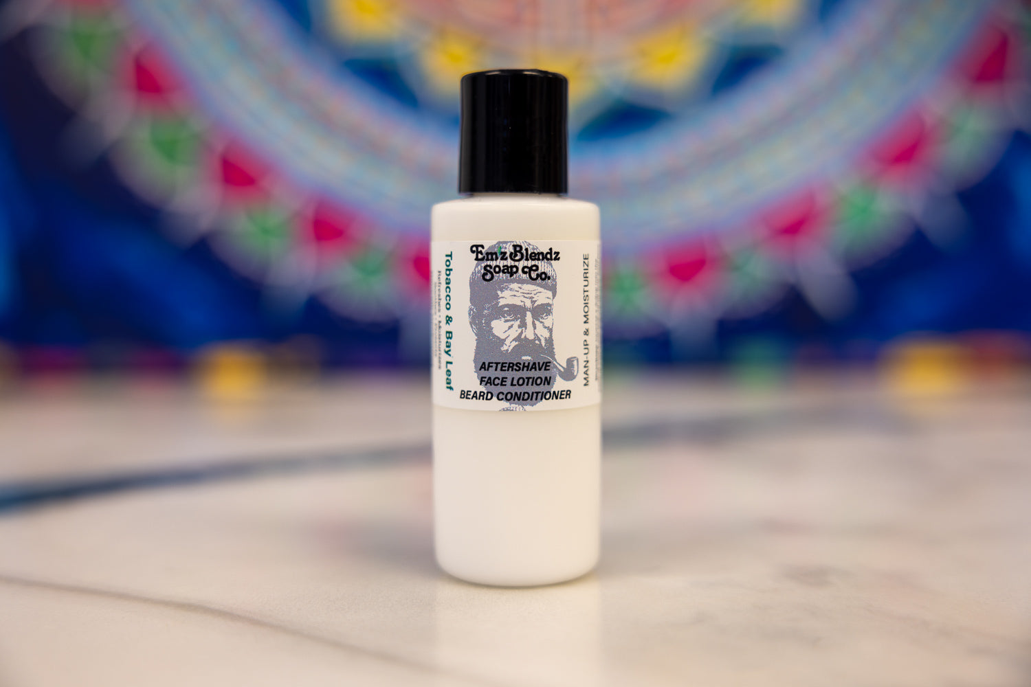 Tobacco and Bay Leaf Aftershave Lotion | Lightweight Face Moisturizer    Em'z Blendz Soap Co.