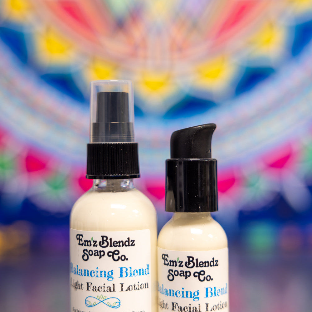 Balancing Blend Facial Moisturizer | Lightweight, Clarifying Daily Hydration for Combination & Oily Skin    Em'z Blendz Soap Co.