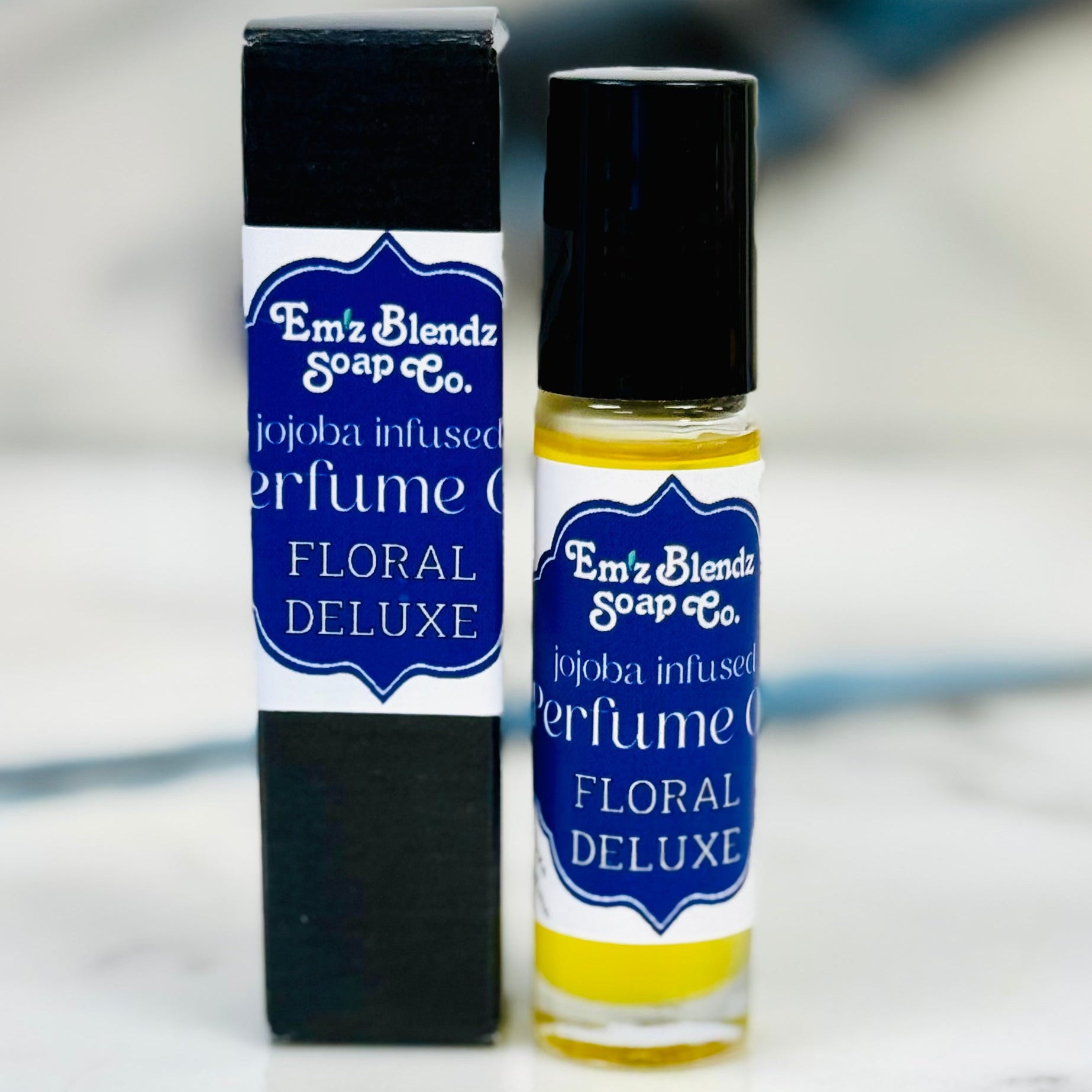 Floral Deluxe Perfume Oil | Our Luxurious Take on Fracas in Jojoba Em'z Blendz Soap Co.