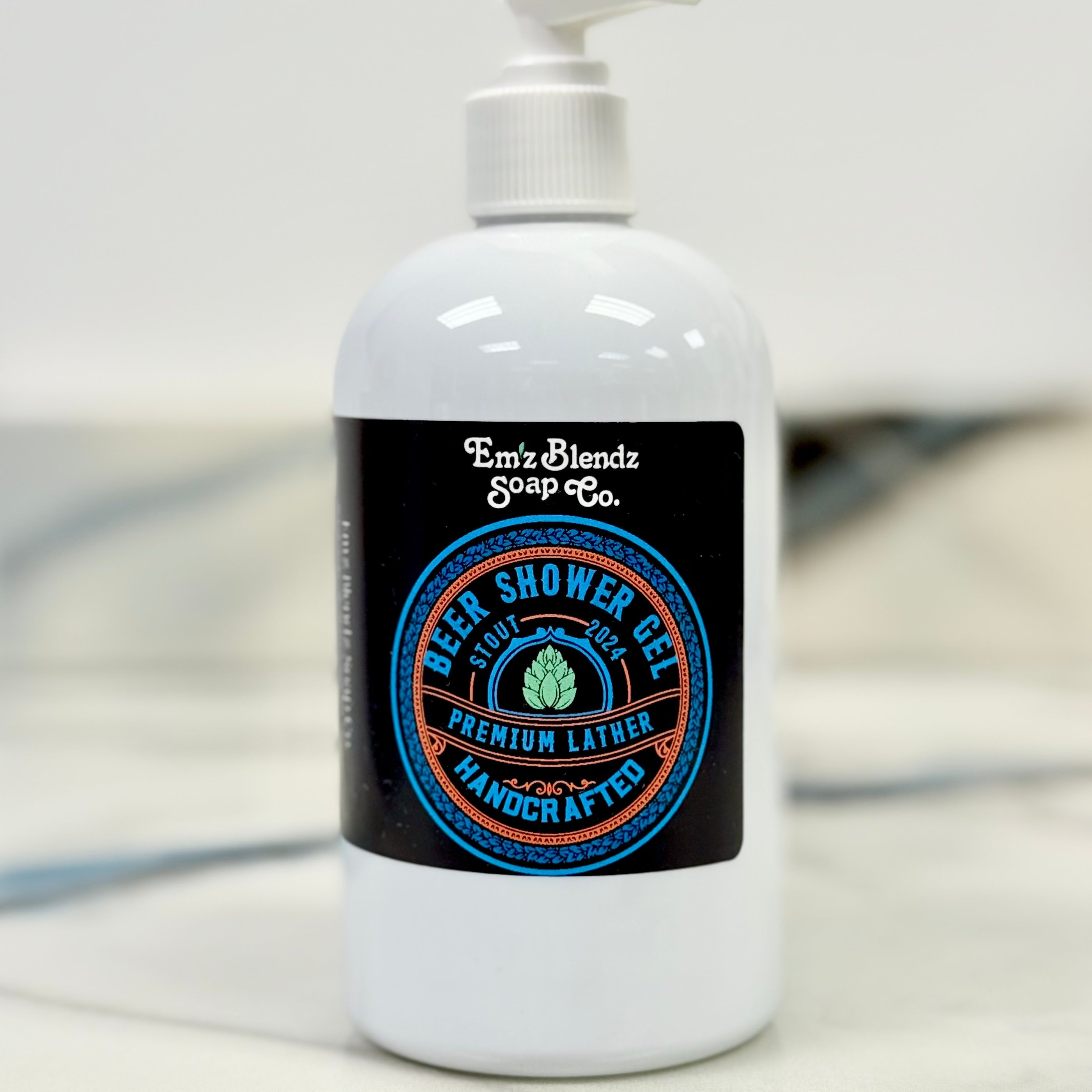 Beer Shower Gel | Hydrating & Nourishing Body Wash    Em'z Blendz Soap Co.