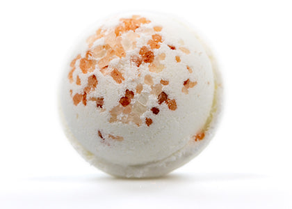 White Gardenia with Pink Himalayan Salt | Foaming Tub Truffle    Em'z Blendz Soap Co.