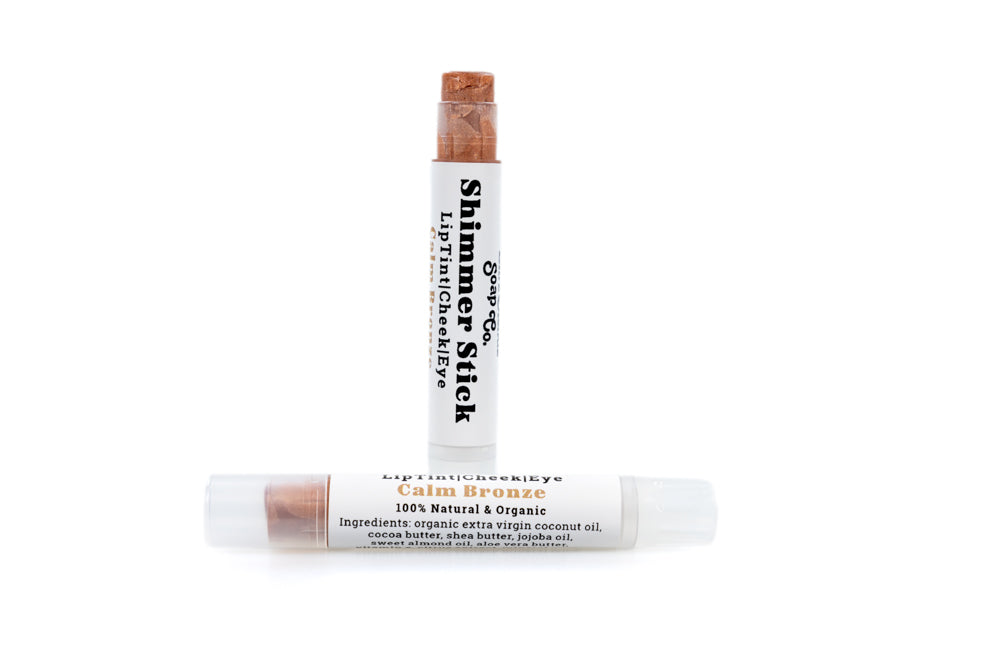 Calm Bronze Shimmer Stick | Versatile & Radiant Beauty    Em'z Blendz Soap Co.
