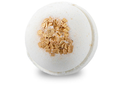 Cozy Oatmeal Milk & Honey Foaming Tub Truffle | Luxurious & Soothing Bath Treat    Em'z Blendz Soap Co.